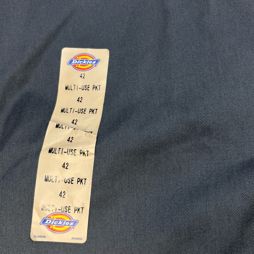 Dickies Men Work Shorts Size 42 Charcoal Gray Solid Twill Work Loose Fit 13" NWT - Picture 5 of 15